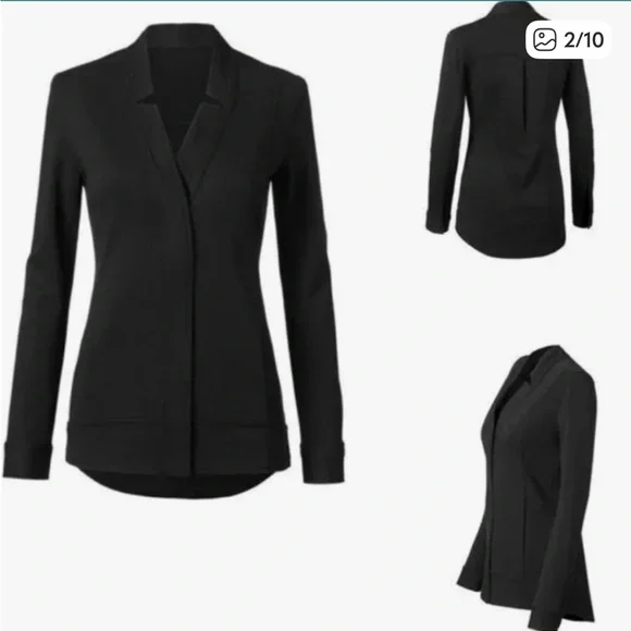 CABI Around the Clock Zip Up Jacket in Black - Size S - Picture 2 of 7